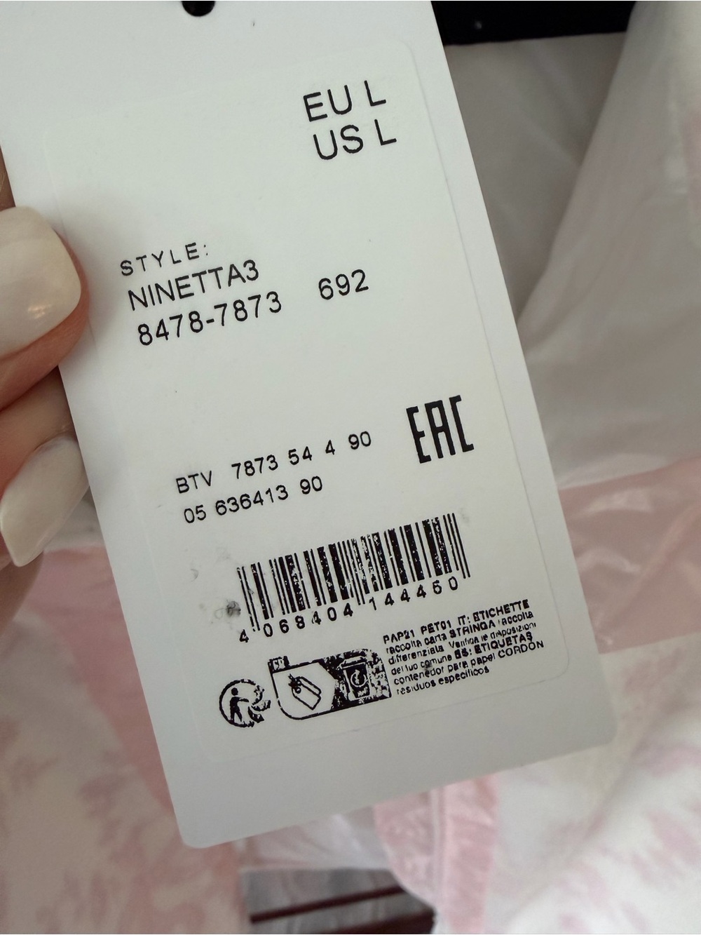 NWT LoveShackFancy x BOGNER FIRE+ICE Chantilly Pink Ninetta3 Jacket L - Picture 17 of 17